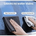 thumbnail image 1 of Magic Cleaning Cloths for Glass, Thickened & Thin Microfiber Streak-Free Reusable Cloth for Glass, Windows, Kitchen, Car, Mirror, 6 Sizes Available, 1 of 5