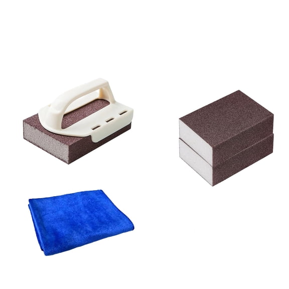 Magic Cleaning Sponge Rust Remover, Carborundum Sponge, Sponge Brush Eraser Scrub Pad, Kitchen Cleaning Sponge for Removing Rust Cleaning Pots and Pans