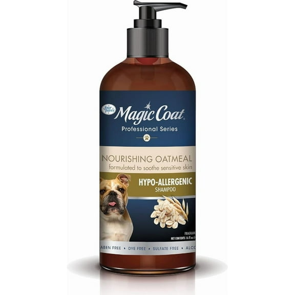 Magic Coat Professional Series Nourishing Oatmeal Hypo-Allergenic Dog Shampoo [Dog Shampoo and Conditioner, New Dog Supplies, Magic Coat, Dog Supplies] 16 oz
