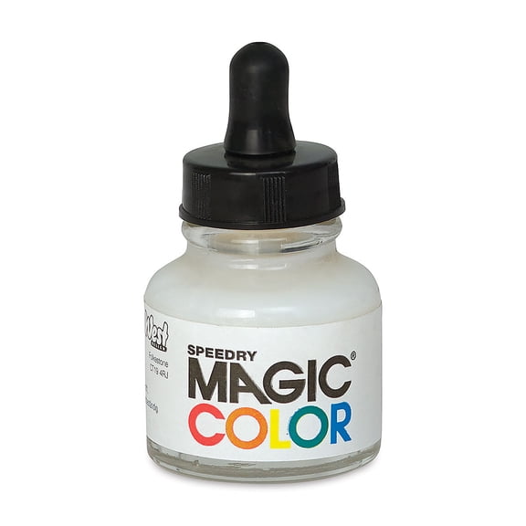 Magic Color Liquid Acrylic Ink - 28 ml, Lunar White