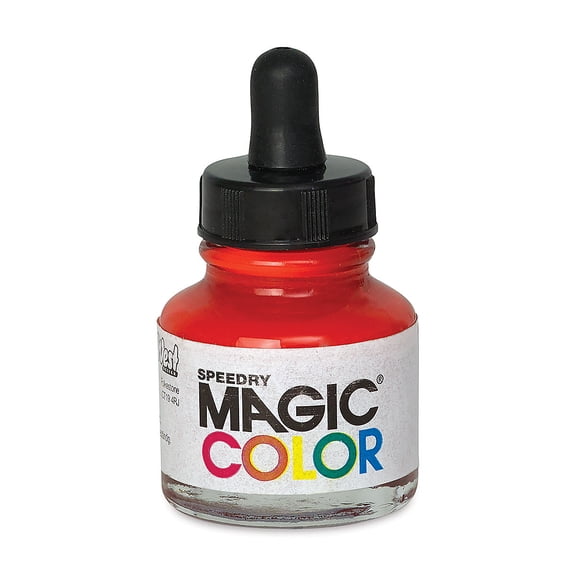 Magic Color Liquid Acrylic Ink - 28 ml, Solar Scarlet