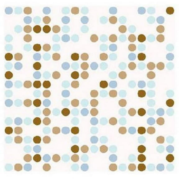 Kittrich 03-362-12 18 in. X 9 ft. Adhesive Liner - Polka Blue