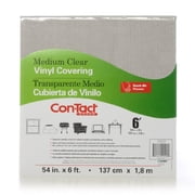 Magic Cover Vinyl 72" x 54" Medium-Weight Clear Covering, 1 Each