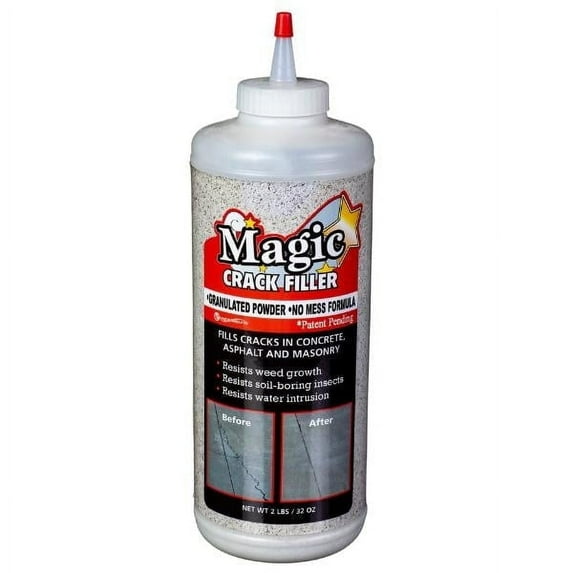 Magic Crack Filler (Gray/Concrete)- 2.5 LB Concrete Bottle