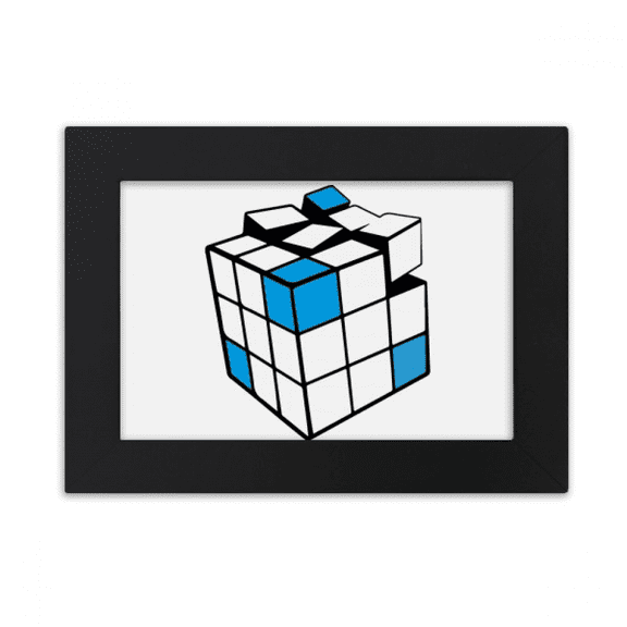 Magic Cube Color Toy Art Deco Fashion Desktop Photo Frame Ornaments Picture Art Painting