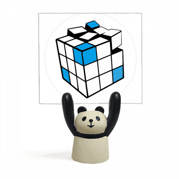 Magic Cube Color Toy Art Deco Fashion Memo Holder Cartoon Animal Panda Stand Decoration
