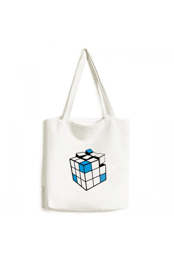 Magic Cube Color Toy Art Deco Fashion Tote Canvas Bag Shopping Satchel Casual Handbag