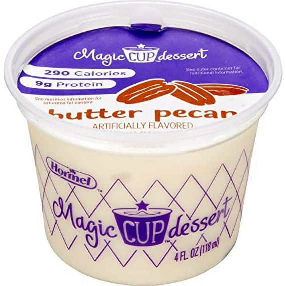 Magic Cup Dessert Butter Pecan Cup, 4 Fluid Ounce - 48 per case