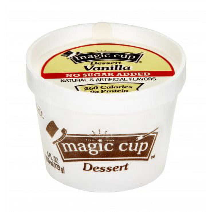 Magic Cup Vanilla, No Sugar Added, 48 ct, 4 ounce
