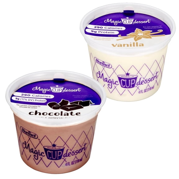 Magic Cup Nutrtitional Supplement Variety Pack, 4 oz. cup Chocolate/Vanilla (Pack of 24)