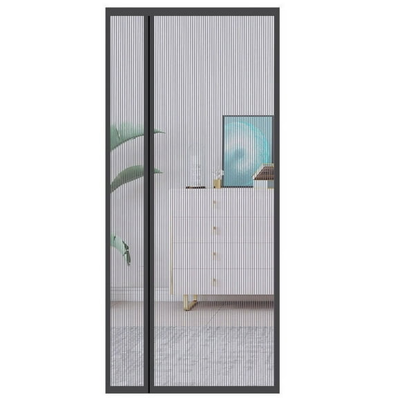 Magic Curtain Door Mesh Magnetic Fastening Mosquito Fly Bug Insect Net Screen