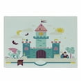 thumbnail image 1 of Magic Cutting Board, Kids Theme Detailed Magic Kingdom Castle Dragon Wizard Sun Moon Bats Cartoon Style, Decorative Tempered Glass Cutting and Serving Board, in 3 Sizes, by Ambesonne, 1 of 2