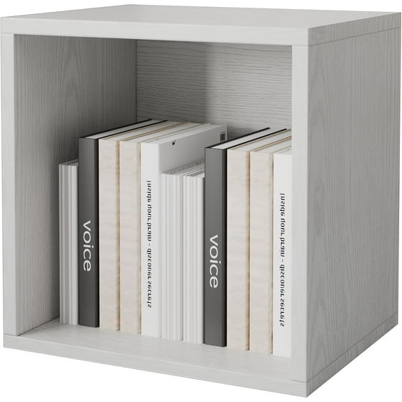 Magic DIY Cube Storage Organizer Stackable Cubes for Home Books Clothes Toy-Modular Cubby Storage System-Office Cubical-Bookcase Closet (French Oak,Drawer Cube)