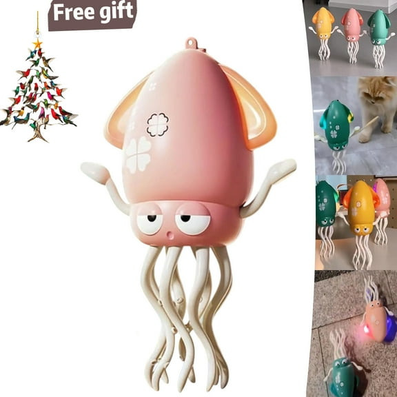 Magic Dancing Octopus Toy,Electric Magic Dancing Octopus Toy,Crazy 8-Leg Auto-Dance Octopus Toy, Crawling Dancing Automatic Sensor Toys,Smart-Self-Navigating Robotic Toys for Indoor
