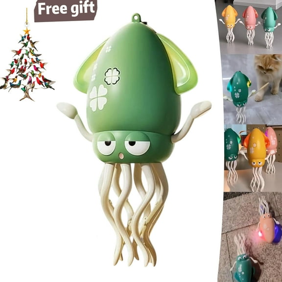 Magic Dancing Octopus Toy,Electric Magic Dancing Octopus Toy,Crazy 8-Leg Auto-Dance Octopus Toy, Crawling Dancing Automatic Sensor Toys,Smart-Self-Navigating Robotic Toys for Indoor
