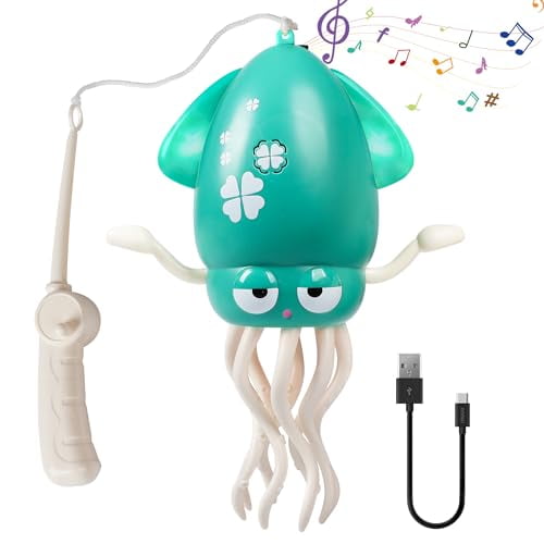 Magic Dancing Octopus Toys,Musical LED Toy,3 Colors Available (Green)