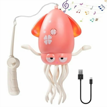 Magic Dancing Octopus Toys,Musical LED Toy,3 Colors Available (Pink)
