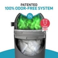 thumbnail image 1 of Magic Diaper Pail - Patented Odor-Free System with Child-Safe Lock, No Refills Required, Gray, 1 of 7