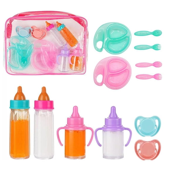 Magic Disappearing Baby Bottle, Food Grade Silicone, BPA-Free, Infant Feeding Toy