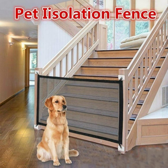 Magic Dog Gate Safety Pet Stairs Gate Stretchy Dog Gates for Doorways