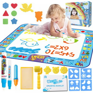 Water Doodle Mat, 40x32 Inches Water Drawing Mats for Toddlers 1-3, Water  Drawing Mat, Painting Mat Kids Educational Learning Toys 2 3 4 5 6 Year Old  Girl Birthday Gifts 