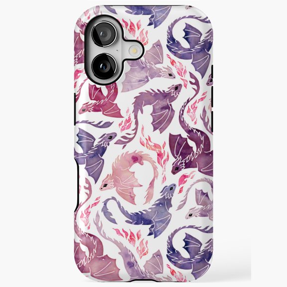 Magic Dragon Fire Fantasy Phone Cover for iPhone 11 12 13 14 15 16 17 Pro Max
