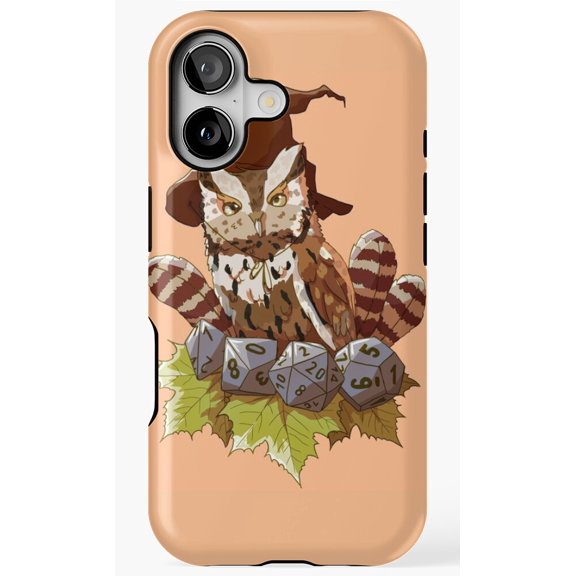 Magic Dungeons Dragons Owl Fantasy Art Phone Case for iPhone 11 12 13 14 15 16 17 Pro Max