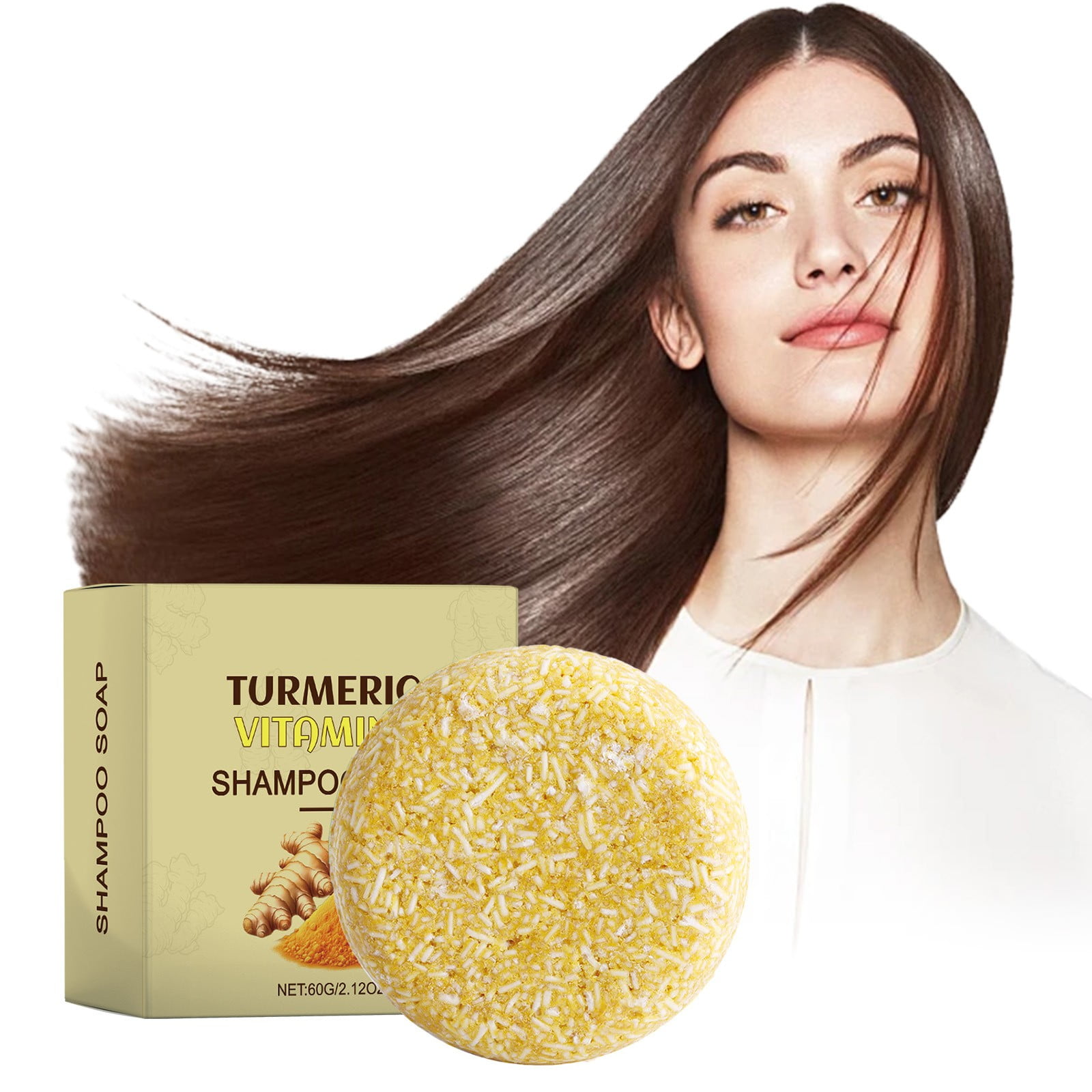 Magic Dye for Gray Hair, Hair Regrowth Shampoo Bar Shampoo Bar Soap