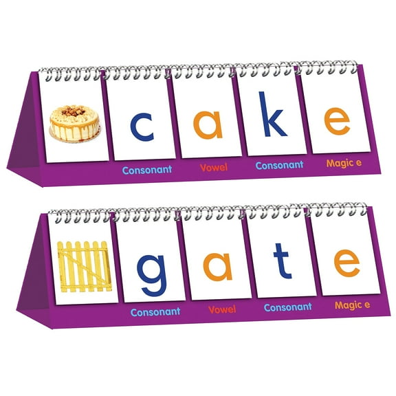 Magic E Flips Junior Learning for Ages 6+ Grade 1 Learning, Language Arts, Learn Blends, Perfect for Home School, Educational Resources