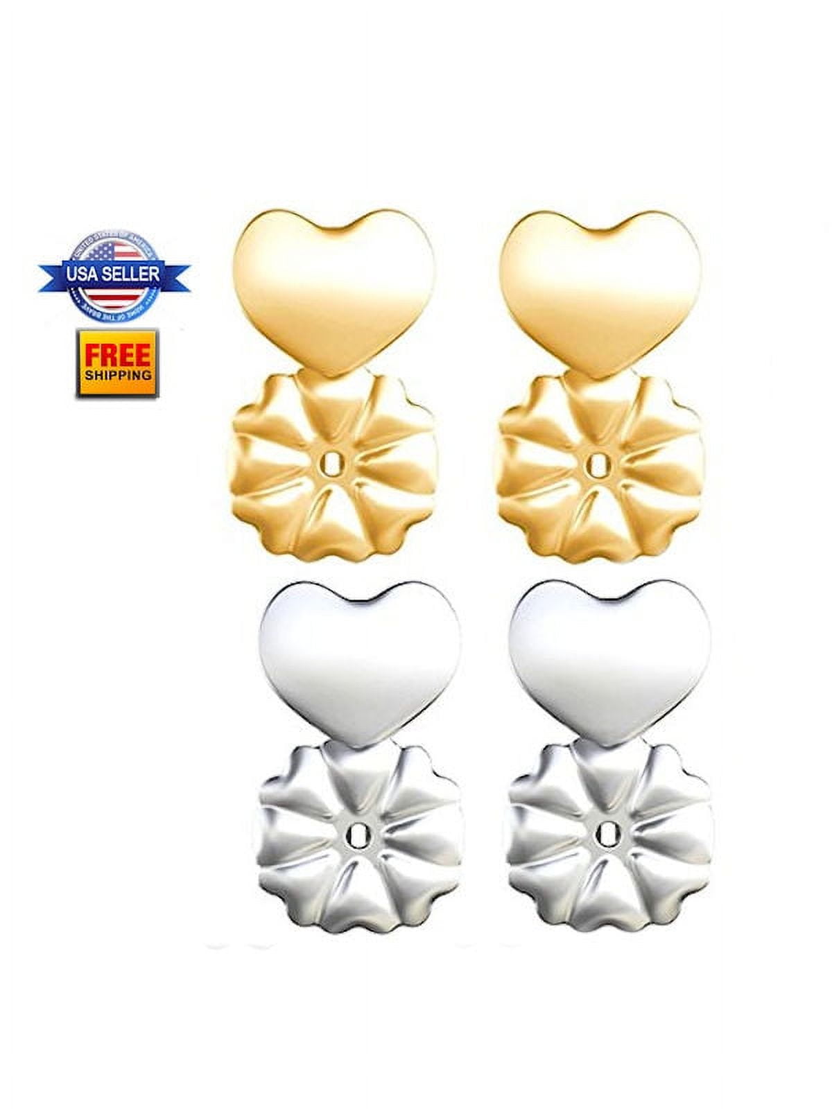 Heart Love Magic Earring Lifters Set Of 10 Adjustable Hypoallergenic Sahale  Nuts For Womens Ear Lobe Support From Mistfannie, $9.94