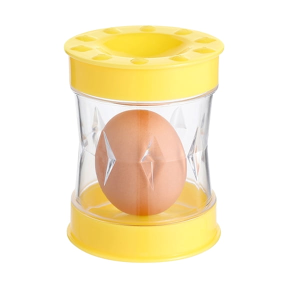 Magic Egg Peeler Yellow Hard Boiled Egg Shell Remover Cup Easy Egg Peeling Shaker Durable Egg Separator Tool Quick Eggshell Cracker Kitchen Gadget for Fast Breakfast Meal Prep