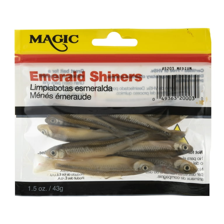 Magic Emerald Shiners, Medium, Natural