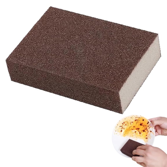 Magic Emery Cleaning Sponge ，Features A High-resilience Sponge Core with Strong Cleaning Power, Specifically Designed for Pots and Various Types of Cookware.