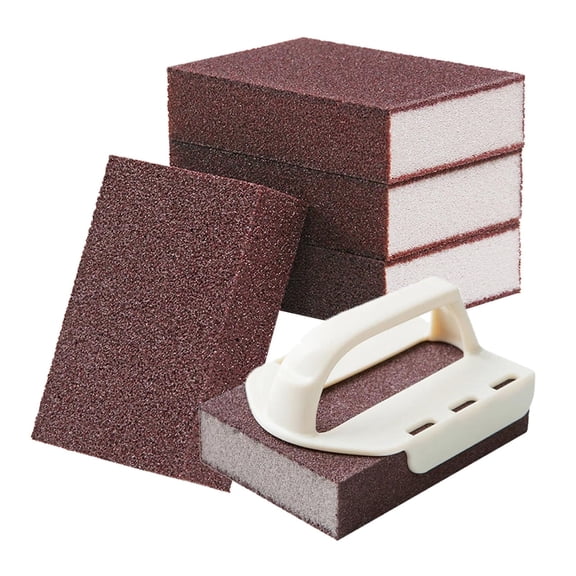 Magic Emery Cleaning Sponge Rust Remover, 2026 New Nano Carborundum Sponge, Emery Sponge Brush Eraser Scrub Pad, Kitchen Cleaning Sponge for Removing Rust Cleaning Pots and Pans