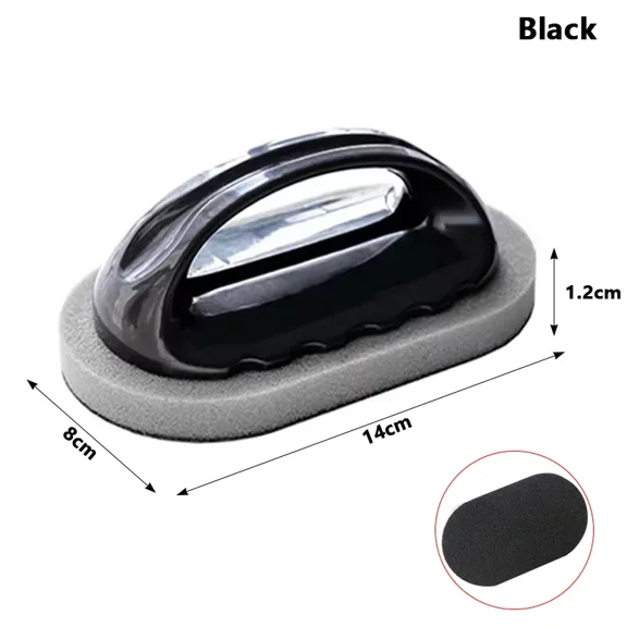 Magic Emery Sponge Brush Wipe Eraser Cleaner Kitchen Bath Rust Strong Decontamination Cleaning Tools With Handle Household Tools