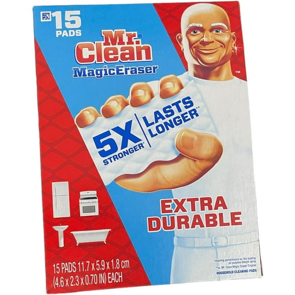 Magic Eraser Extra Durable, 15-Count