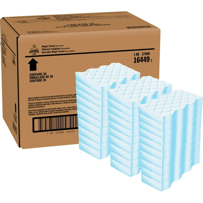 Magic Eraser Extra Durable, 4.6 x 2.4, 0.7 Thick, White, 30/Carton