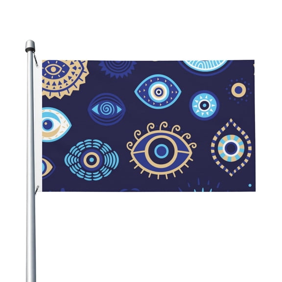 Magic Evil Eyes Flag 3X5 Ft Garden Yard House Flags Banner Sign Outdoor Indoor Party Home Garden Decoration