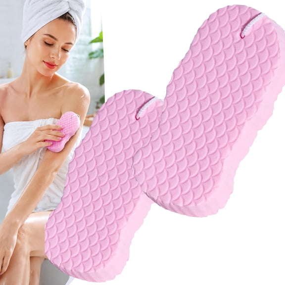 Magic Exfoliating Bath Sponge, 3D Painless Exfoliation & Reusable High-Density Design for Shower, Bath, Spa & Daily Body Care