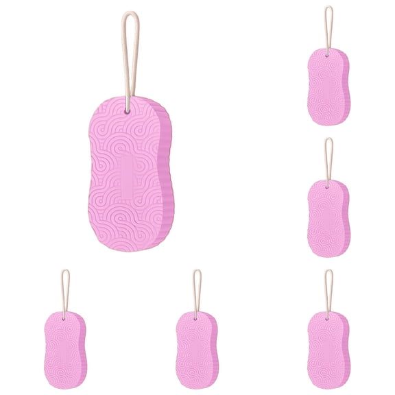 Magic Exfoliating Bath Sponge & Body Scrubber-3D Super Soft Reusable Dead Skin Remover,Gentle Exfoliating Shower Brush for Adults, Men, Women, Children Skin-Friendly Alternative to Exfoliating Gloves