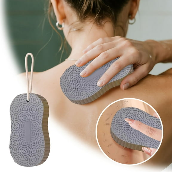 Magic Exfoliating Bath Sponge Body Scrubber-3D Super Soft Reusable Dead Skin Remover for All Skin Types,Gentle Shower Brush for Women, Men, Children, Skin-Friendly Alternative to Exfoliating Gloves