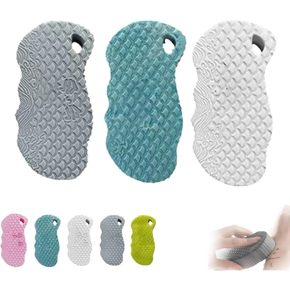 Magic Exfoliating Bath Sponge, Exfoliating Bath Sponge, 3D Super Soft exfoliating Bath Sponge, Skin Friendly and Reusable Sponges, ExfoliatingSponge (3PC-B)