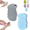 thumbnail image 1 of Magic Exfoliating Bath Sponge, Skin Friendly & Reusable, Super Soft Exfoliating Bath Sponge, Remover Dead Skin for All Skin Types, Multicolor(Gray+Blue), 1 of 1