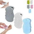 thumbnail image 1 of Magic Exfoliating Bath Sponge, Skin Friendly & Reusable, Super Soft Exfoliating Bath Sponge, Remover Dead Skin for All Skin Types, Multicolor(Gray+White+Blue), 1 of 1