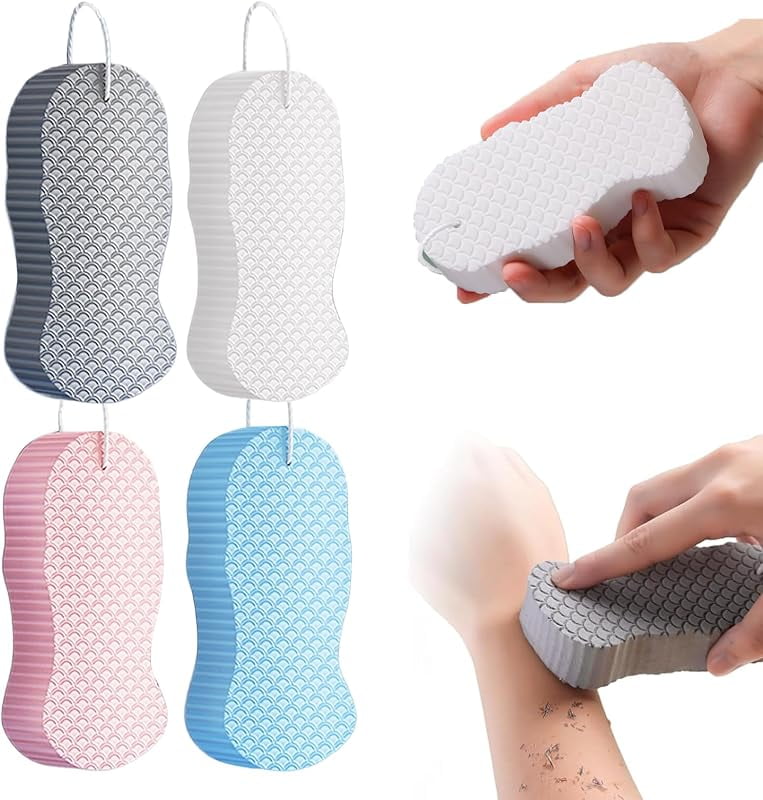 Magic Exfoliating Bath Sponge, Super Soft Exfoliating Bath Sponges for ...