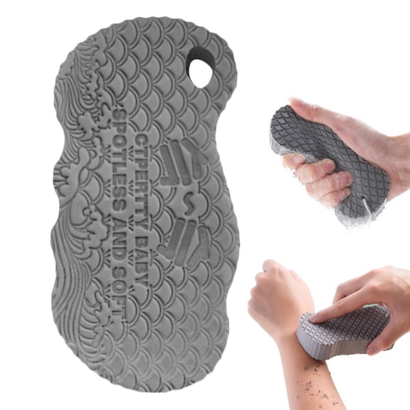 Magic Exfoliating Bath Sponge for All Skin Types - Super Soft, Reusable, Skin-Friendly Shower Scrubber
