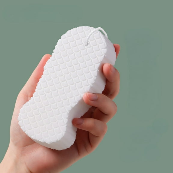 Magic Exfoliating Body Scrubber,3D Super Soft Exfoliating Bath Sponge, Skin Friendly and Reusable for Adults Women and Men