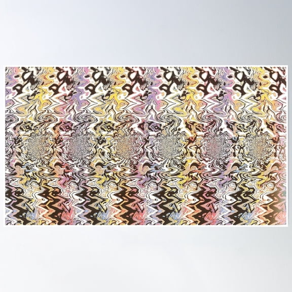 Magic Eye - Optical Plummet Poster Wall Art, Modern Wall Decor, 24x36 UNFRAMED