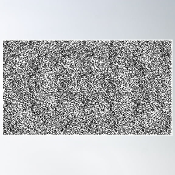 Magic Eye - Static Ripple Poster Wall Art, Modern Wall Decor, 24x36 UNFRAMED