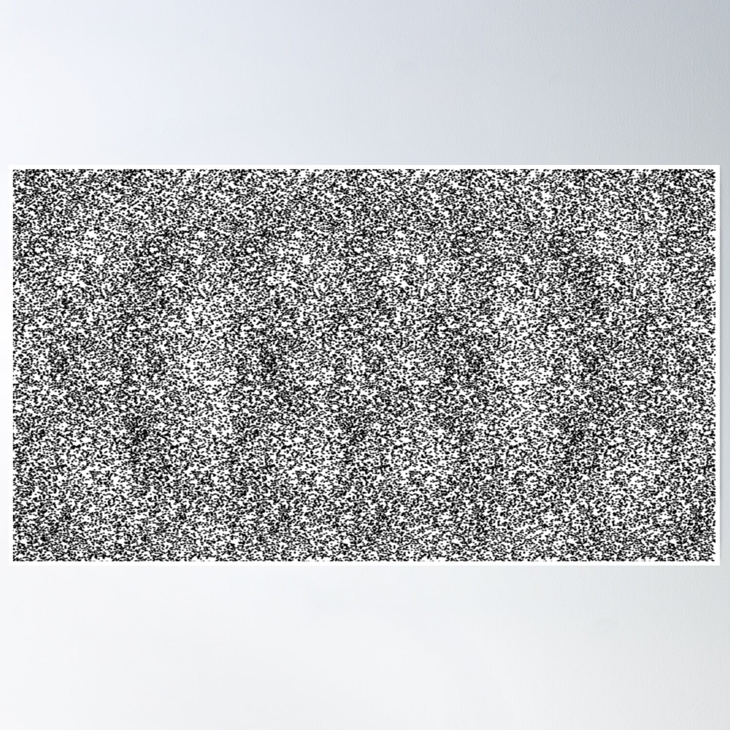 Magic Eye - Static Ripple Poster Wall Art, Modern Wall Decor, 8x12 ...